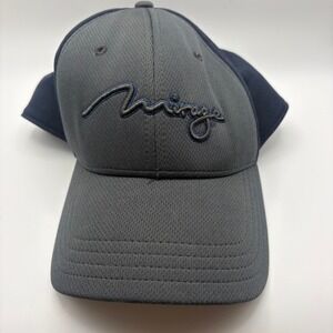 Mirage Las Vegas Hotel Souvenir Hat Gray Navy Blue Mesh Baseball Cap L/XL